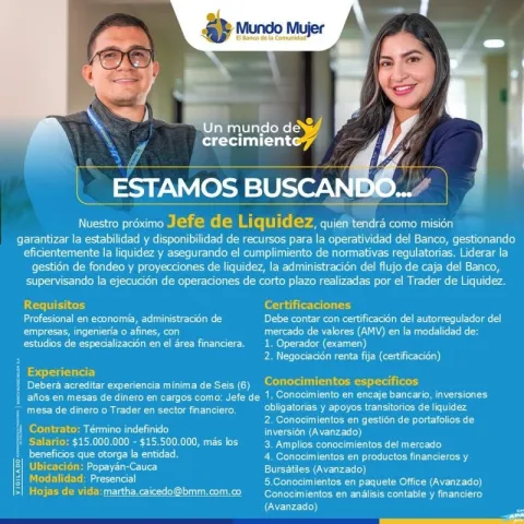 jefe de liquidez