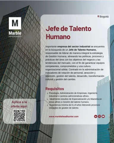 jefe de talento humano
