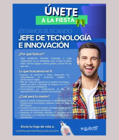 jefe de tecnología e innovación