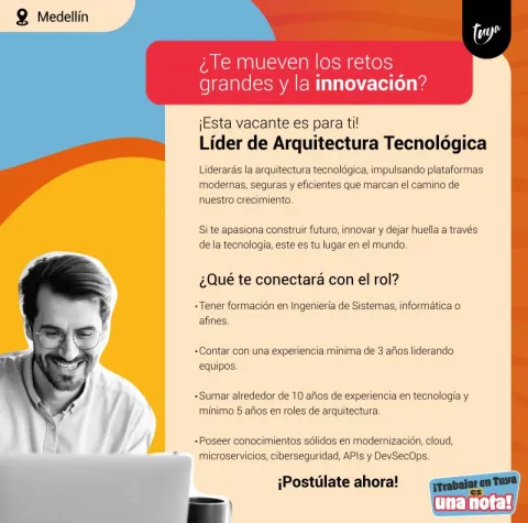 lider de arquitectura tecnologica