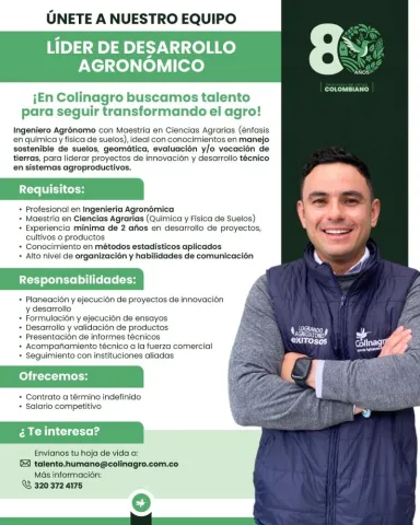 lider de desarrollo agronómico