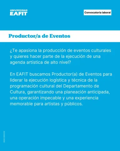 productor de eventos
