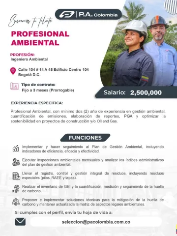 profesional ambiental