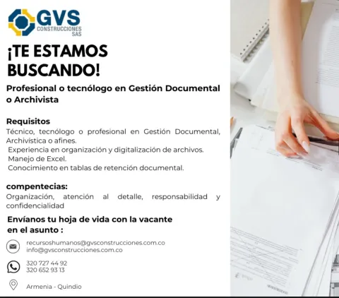 profesional gestión documental
