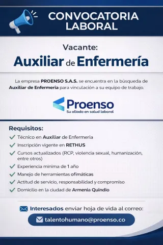 auxiliar enfermeria