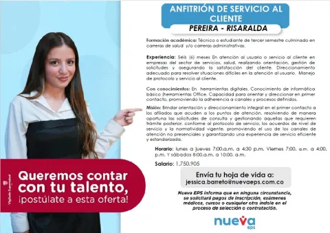 anfitrión de servicio