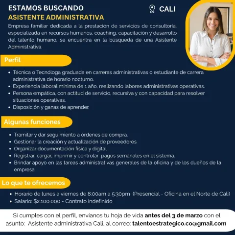 asistente administrativa