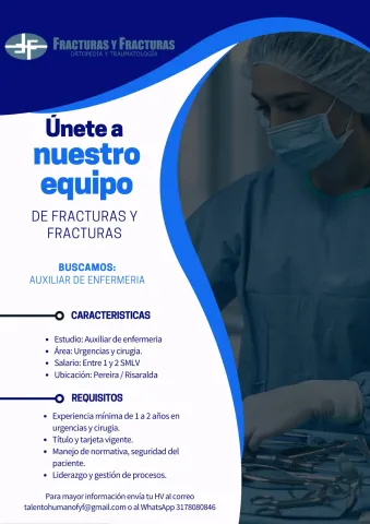 auxiliar enfermería