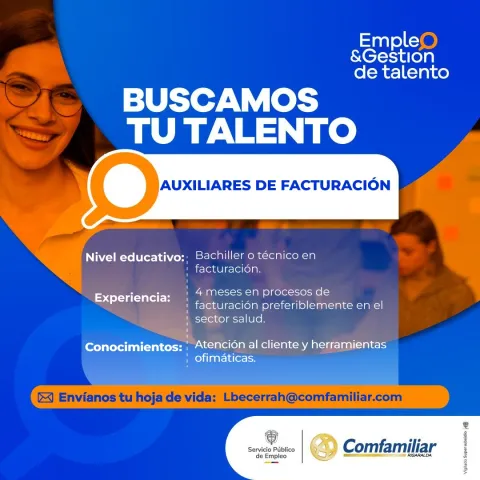 auxiliares facturación