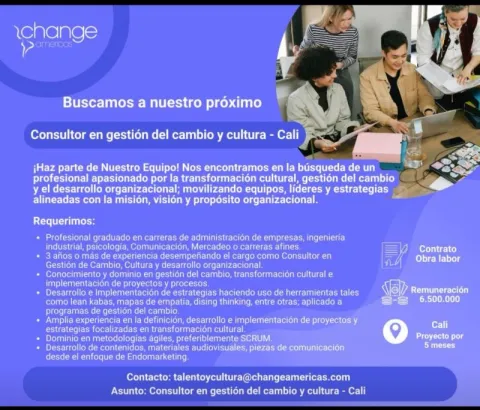 consultor gestión de cambio