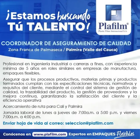 coordinador de aseguramiento