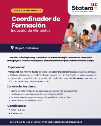 coordinador formación