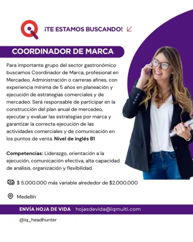 coordinador de marca