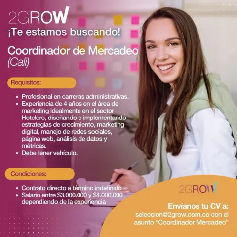 coordinador mercadeo