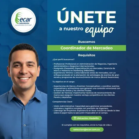 coordinador mercadeo