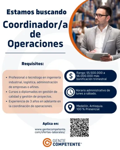 coordinador de operaciones