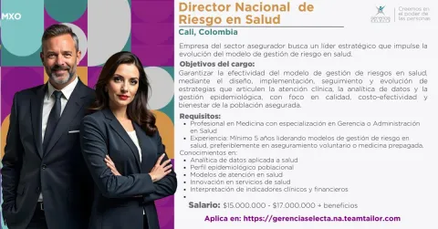 director nacional de riesgo