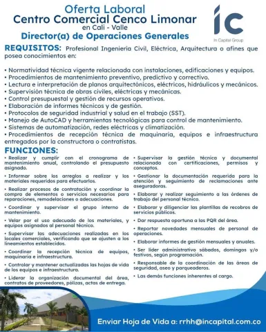 director de operaciones