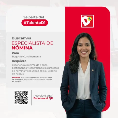 especialista nómina