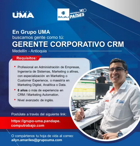 gerente corporativo crm