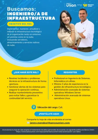 ingeniero infraestructura