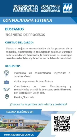 ingeniero de procesos