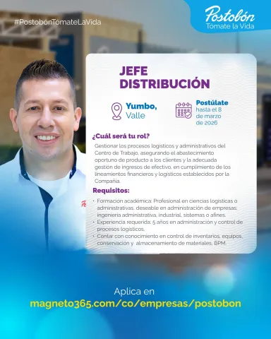 jefe distribución