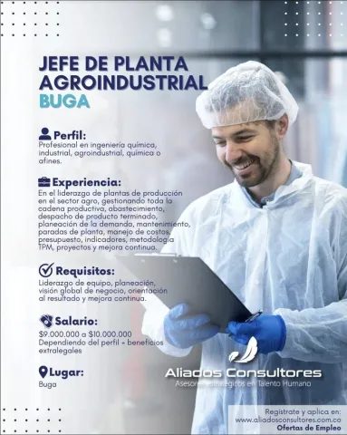jefe planta agro