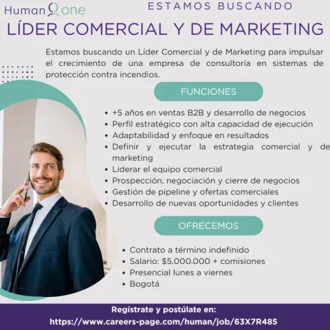 líder comercial y marketing