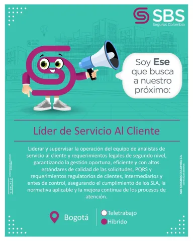 líder de servicio al cliente