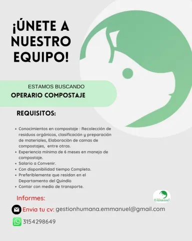operario compostaje