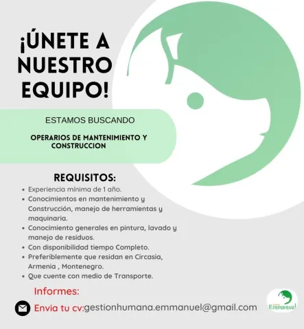 operarios mantenimiento