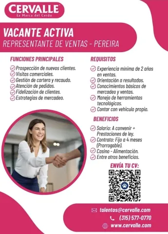 representante ventas