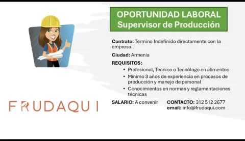 supervisor de produccion