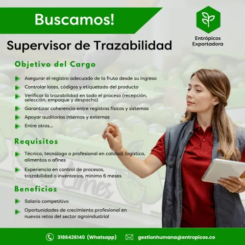 supervisor trazabilidad