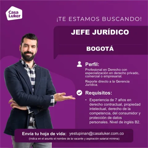 jefe jurídico