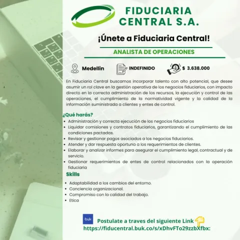 analista operaciones