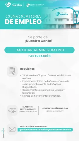 auxiliar administrativo