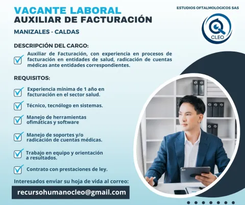 auxiliar facturación