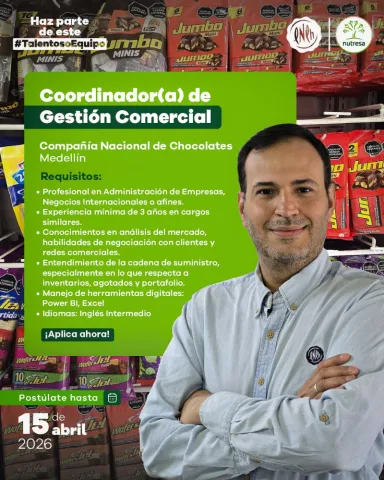 coordinador comercial
