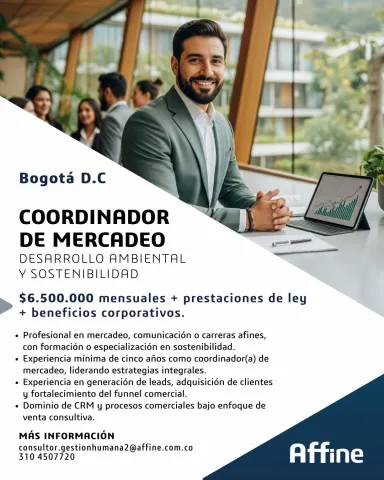 coordinador mercadeo