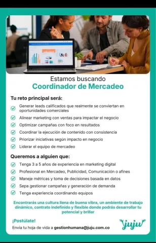 coordinador mercadeo