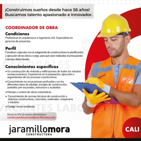 coordinador de obra