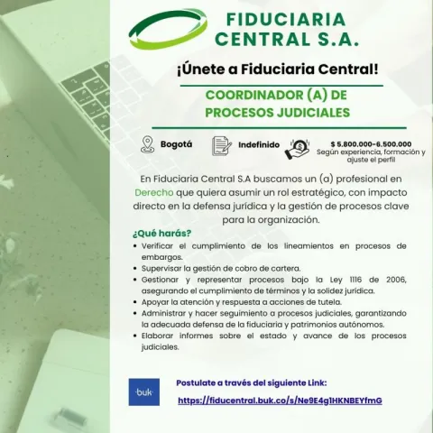 coordinador procesos