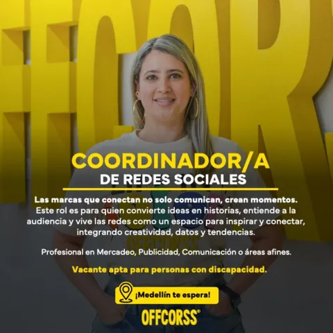 coordinador redes sociales