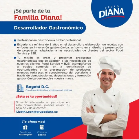 desarrollador gastronómico
