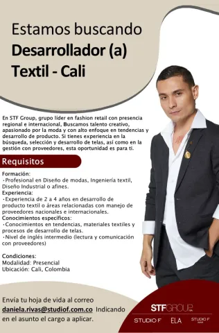 desarrollador textil