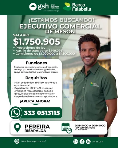 ejecutivo comercial