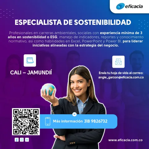 especialista sostenibilidad