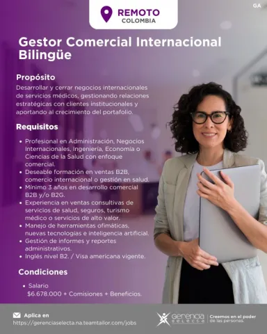 gestor comercial
